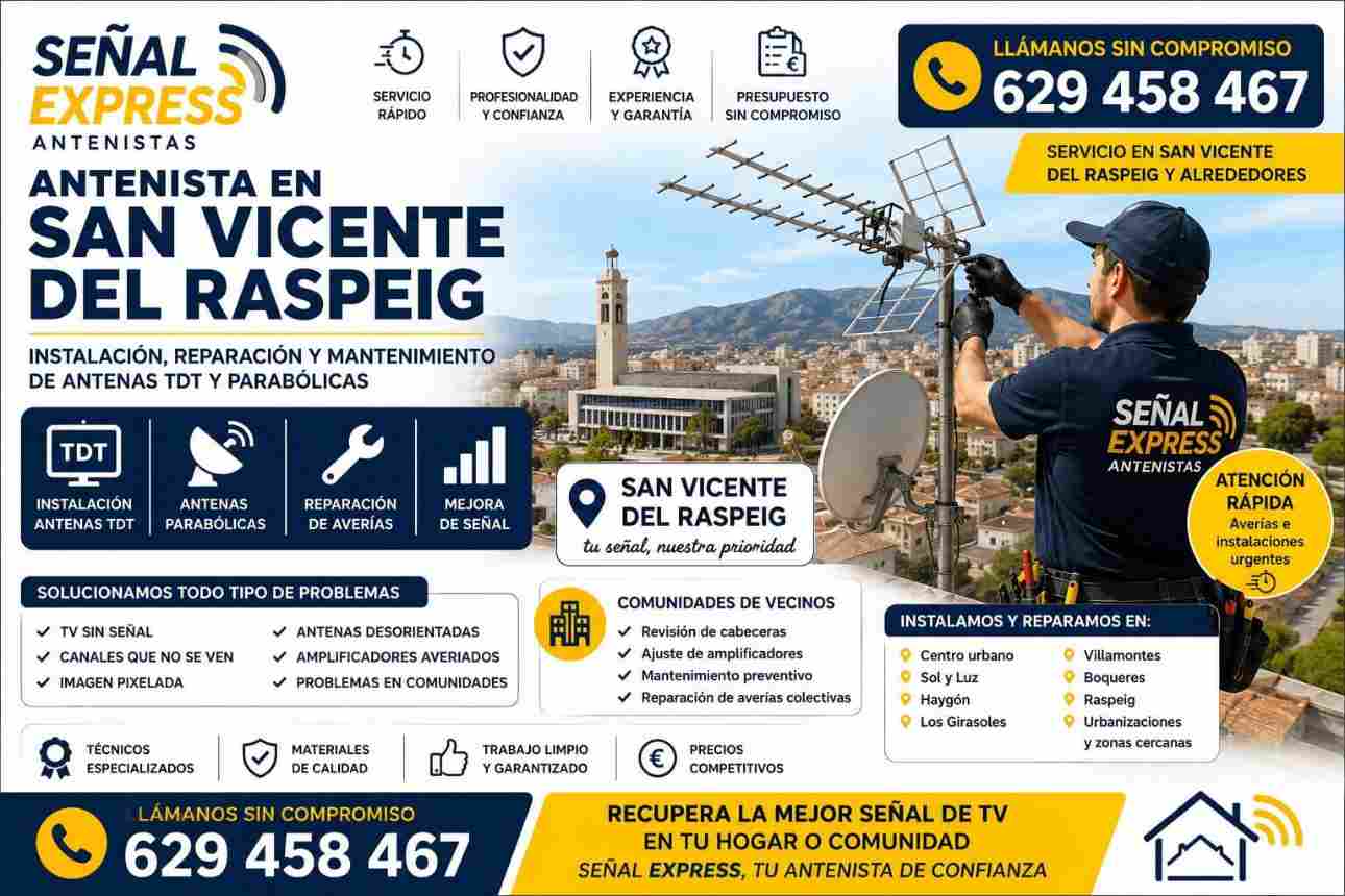 Antenista San Vicente del Raspeig