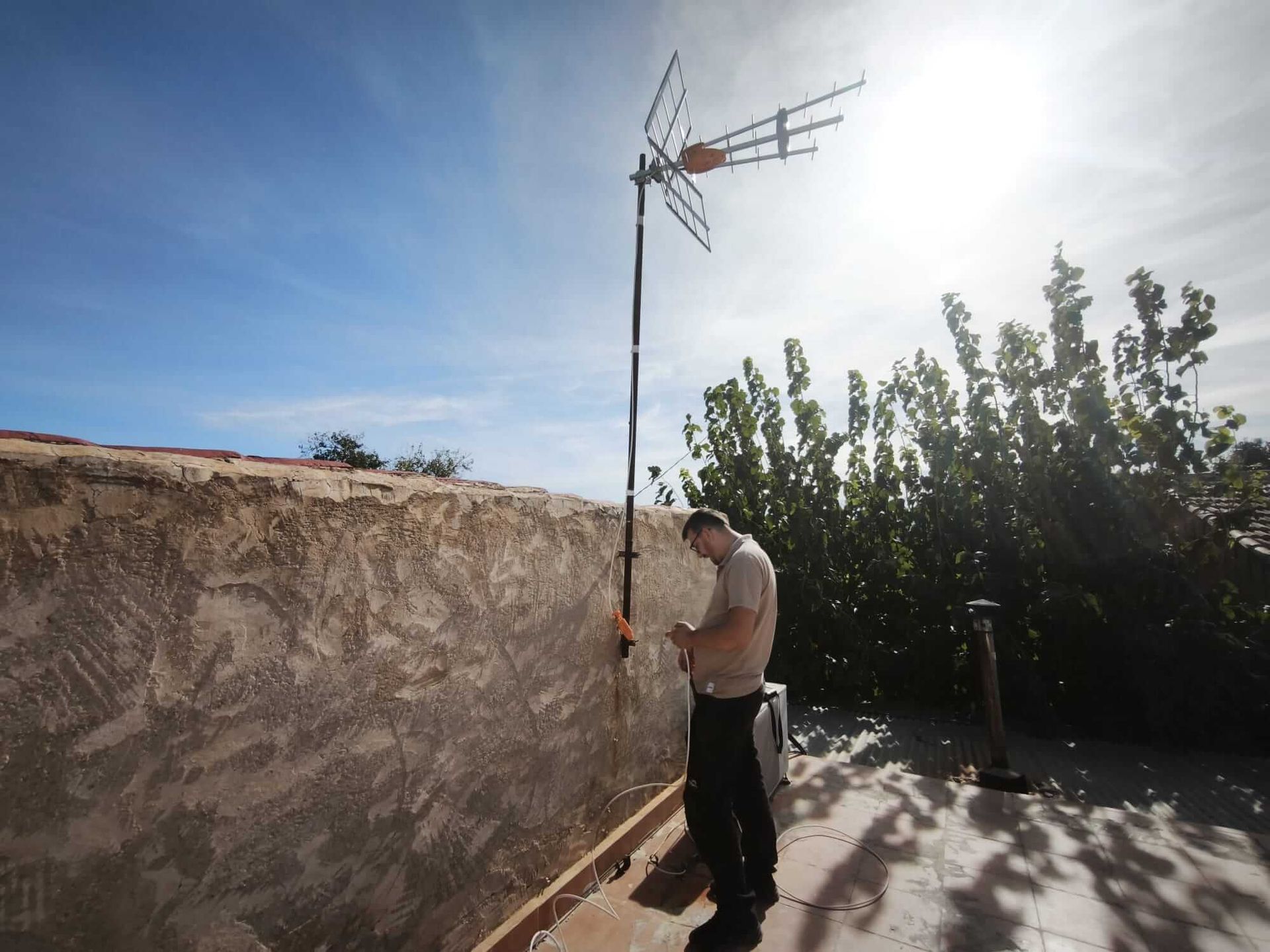 instalar antena aspe