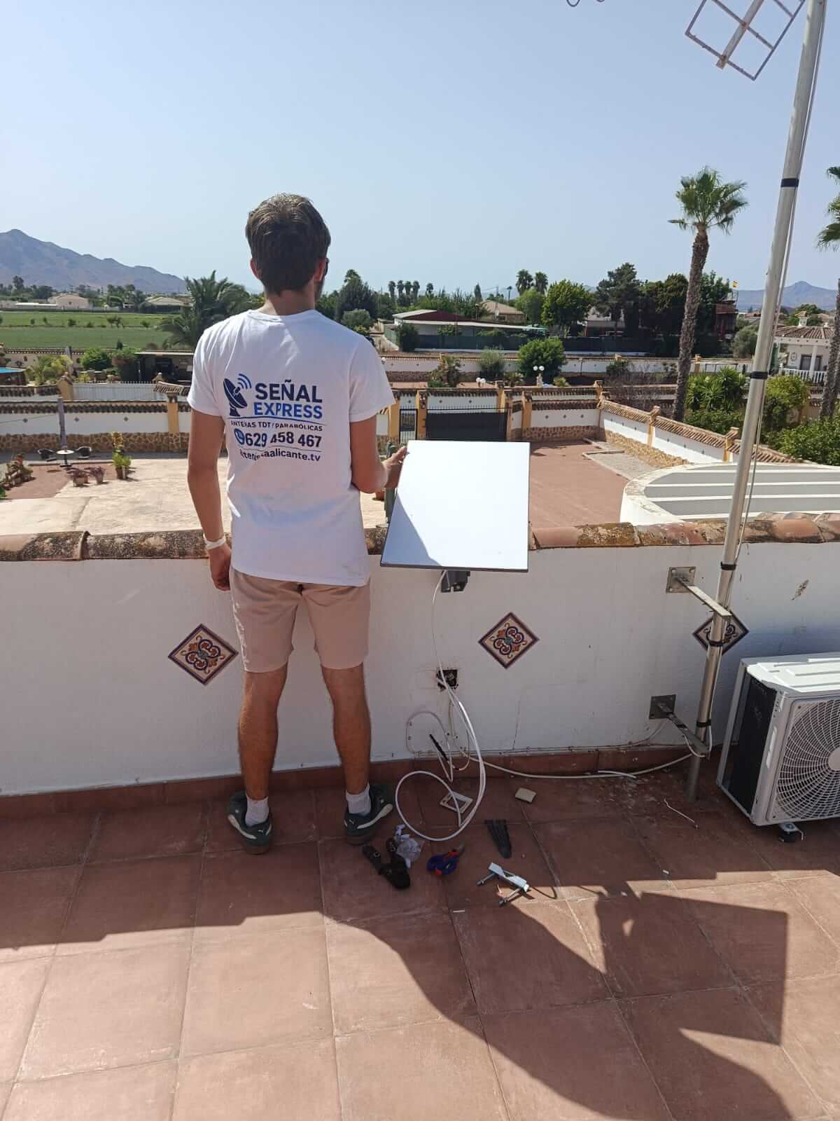 instalar antena starlink en campello